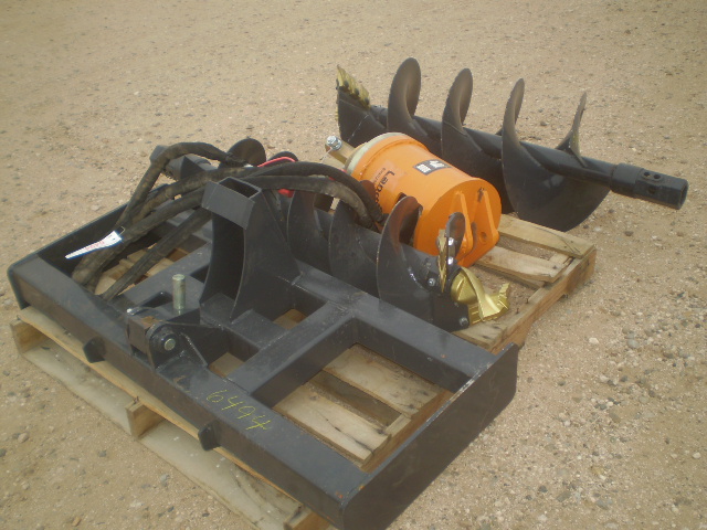 New skid steer PHD w/12" & 18" augers
